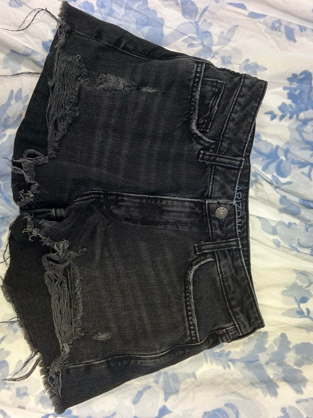 Arizona Jean Company Black Washed Denim Shorts